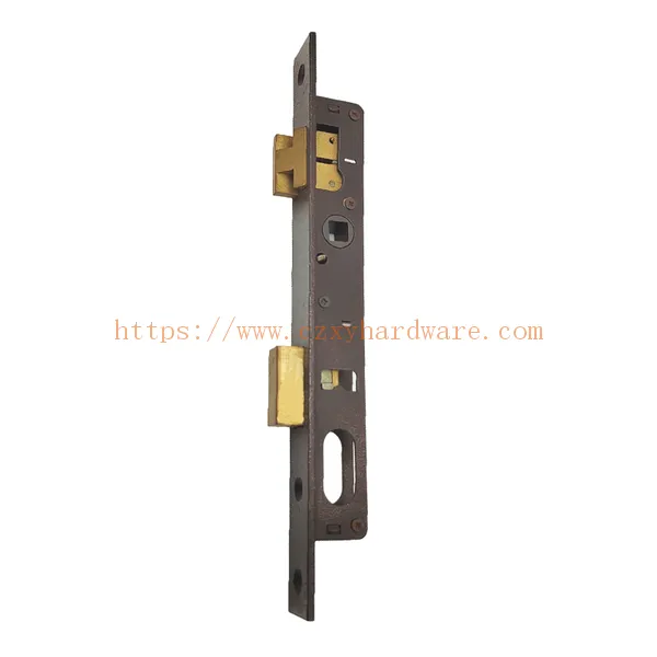 Small Mortise Narrow Lock Body 54mm Oval Type Cylinder Hole Lock Body